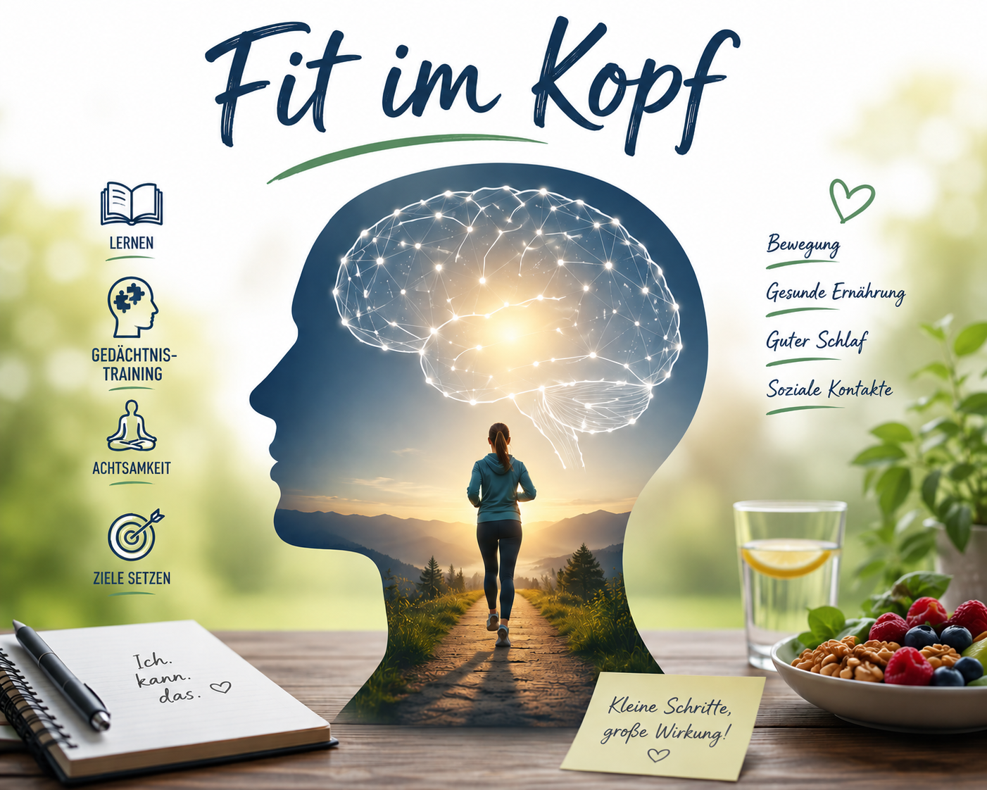 Gehirn gesund erhalten
Fit im Kopf Wittenbach
Nicole Lehmann
Nicole Lehmann-Payern
Ostschweiz